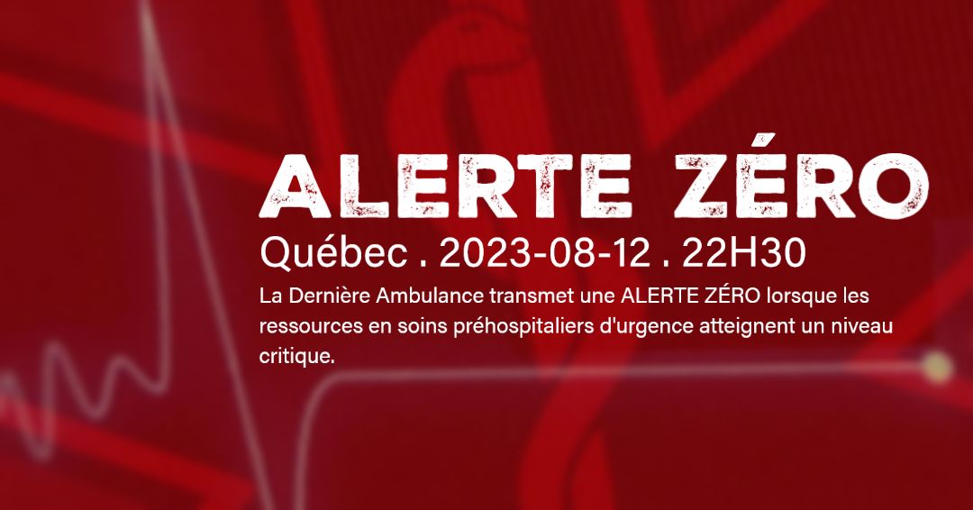 Alerte Zéro : Québec