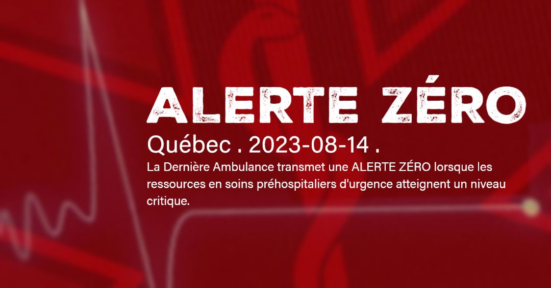 Alerte Zéro : Québec