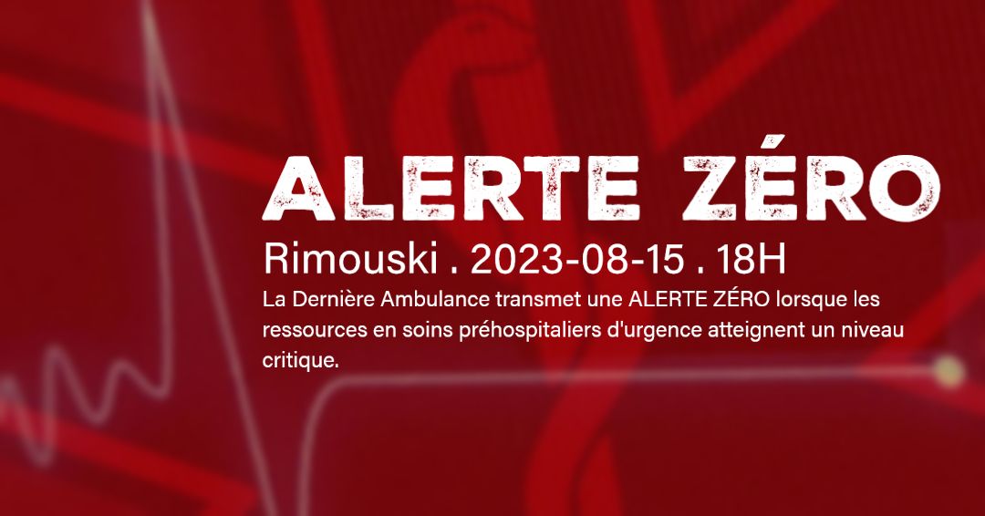 Alerte Zéro : Rimouski