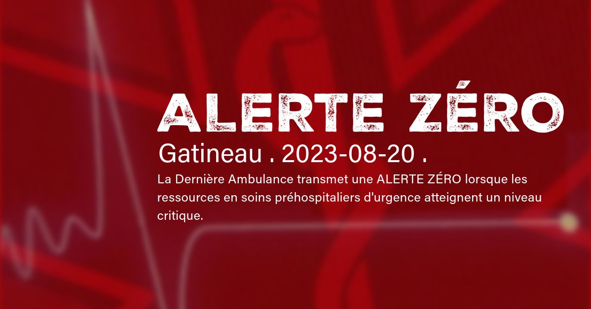 Alerte Zéro : Gatineau