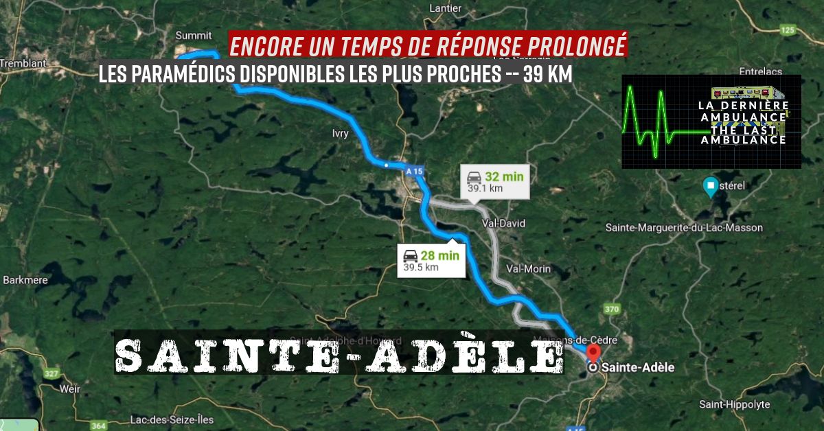 Laurentides : Temps de réponse