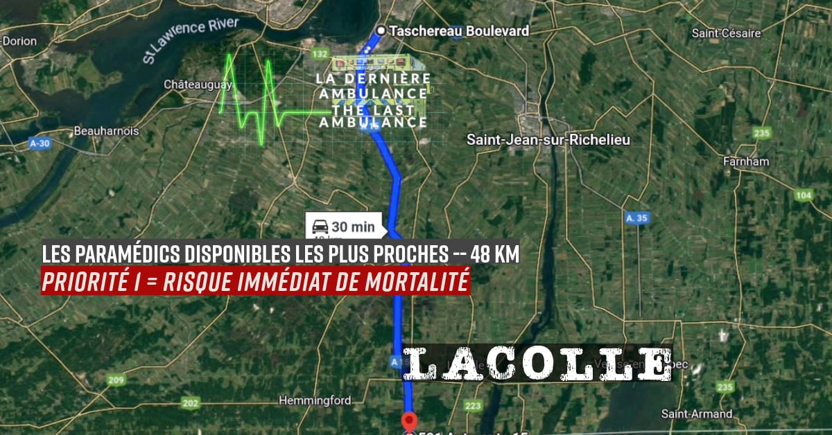 Response delay : Lacolle QC