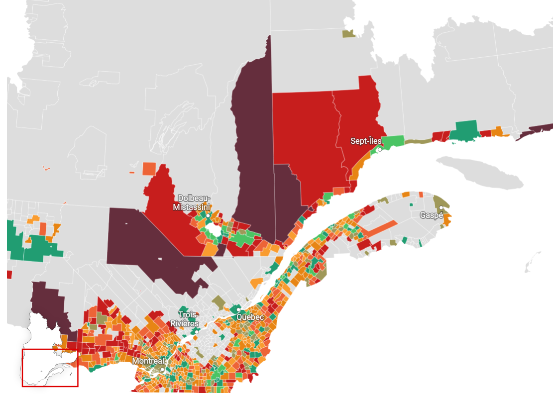 Mise à jour de la carte des temps de réponse