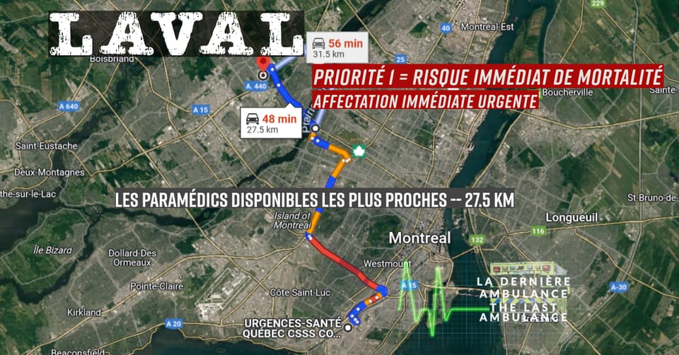 Response delay : Laval